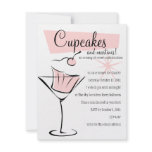 Cupcakes and Martinis! invitations