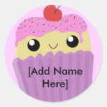 Cupcakes Fart Sprinkles Round Stickers