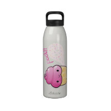 Cupcakes Fart Sprinkles Water Bottle