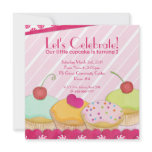 Cupcakes Galore! Birthday Party Invitation