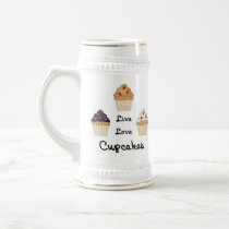 Cupcakes Live Love Mugs