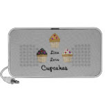 Cupcakes Live Love Travelling Speakers