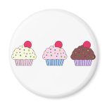 Cupcakes Refrigerator Magnet