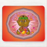 Cupid African Baby Valentines Day mousepads