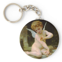 Cupid and butterfly by Bouguereau