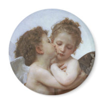 Cupid and Psyche as Babys Refrigerator Magnet
