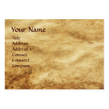 Cupid and Psyche as Children Parchment Business Card Template