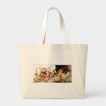 Cupid and the Cherubs - Adam and Eve Tote Bag