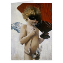 Cupid at the Masked Ball Card
