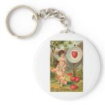 Cupid Bow and Arrow Heart keychains