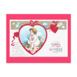 Cupid Composing Love Poetry postcards