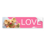 Cupid Mouse Bumper Sticker bumper stickers