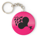 Cupid Shooting Hearts keychains
