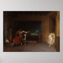 Cupid Takes Flight Print
