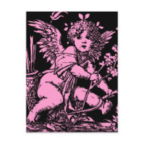 Cupid with Bow and Arrows Vintage Print Post Card