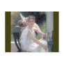 cupid woman work interrupted w bouguereau postcard