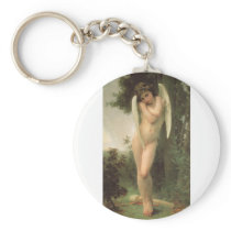 Cupidon or Cupid by William Adolphe Bouguereau Key Chains