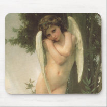 Cupidon or Cupid by William Adolphe Bouguereau Mouse Pads