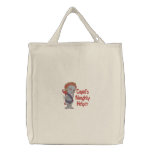 Cupid's Naughty Helper embroidered bags