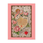 Cupid's Poem Postcard