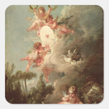 Cupid's Target, from 'Les Amours des Dieux' Sticker