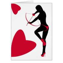 cupidwomanDN Greeting Cards