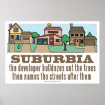 Curb Suburbia Tree Lover posters