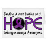 Cure Begins With Hope 5 Leiomyosarcoma Cards
