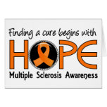 Cure Begins With Hope 5 Multiple Sclerosis Greeting Cards