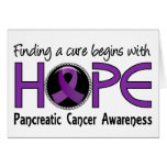 Cure Begins With Hope 5 Pancreatic Cancer Card