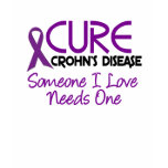 CURE Crohn's Disease t-shirts