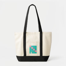 CURE Hereditary Breast Cancer Collage Canvas Bag