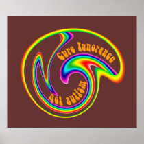 Cure Ignorance Swirl Posters