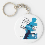 Cure Juvenile Delinquency in the Slums Key Chain