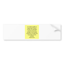 curie13 bumper sticker