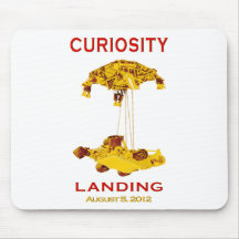 Curiosity Rover Landing (EDL) Team Logo Mouse Mats