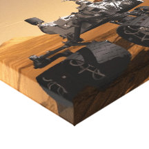 Curiosity: The Next Mars Rover Gallery Wrap Canvas