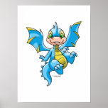 Curious blue Scorchio posters