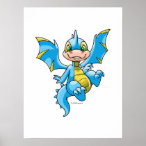 Curious blue Scorchio posters