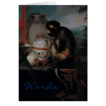 Curious Monkey ~ Card / Invitations