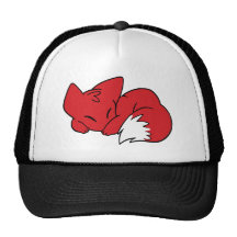 Curled Sleeping Fox Hat