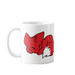 Curled Sleeping Fox mugs