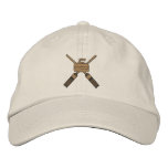 Curling embroidered hats