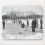 Curling in Central Park NYC Mousepads