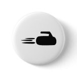 curling stone icon button