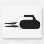 curling stone icon mouse pad