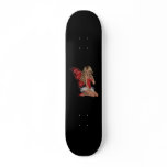 Curly Blonde 3D Fairy in Pink skateboards