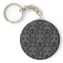 Curly-Coated Retriever Keychains