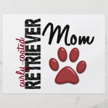 Curly-Coated Retriever Mum 2 Flyer Design