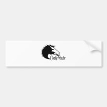 Curly Horse Bumper Stickers